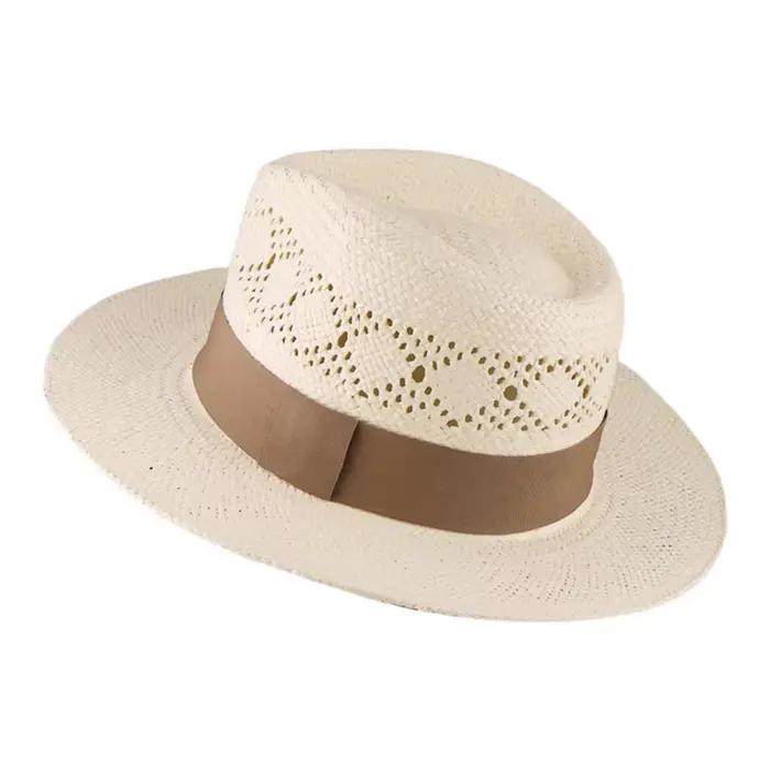 Chapeau de Jazz Panama tissé en paille