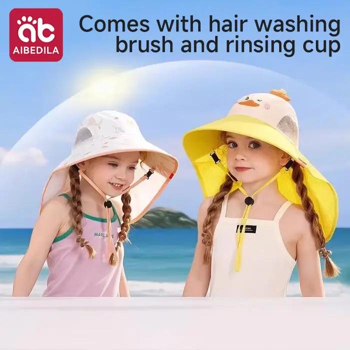 AIBEDILA Chapeau de pêcheur pour enfants