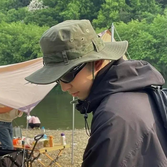 Chapeau de soleil avec protection de nuque pour activités de plein air