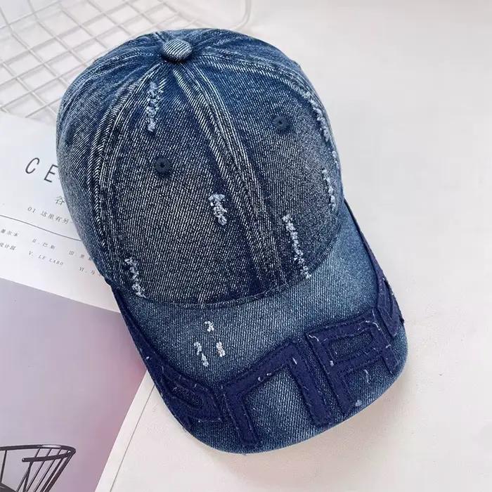 Casquette de baseball rétro personnalisée effet vieilli
