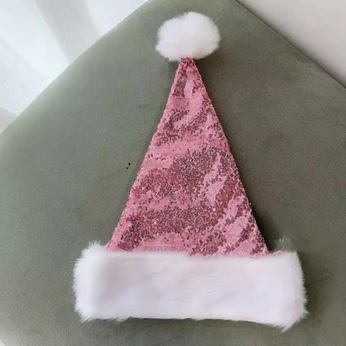 31BB Chapeaux Noël à blocs couleurs pour célébrations vacances