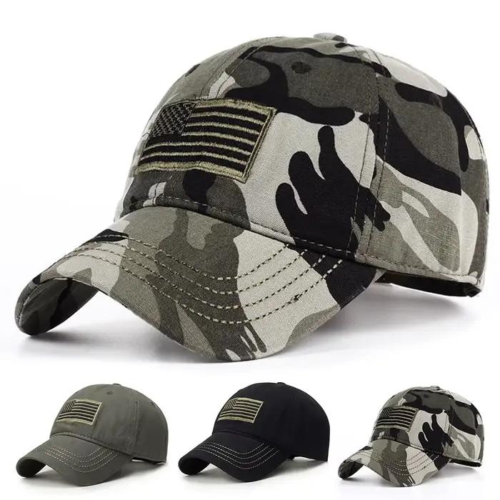 Casquette de Baseball brodée unisexe drapeau des états-unis