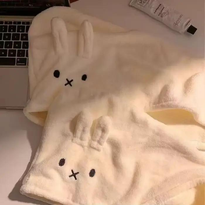 Bonnet de douche en microfibre doux et mignon Miffy