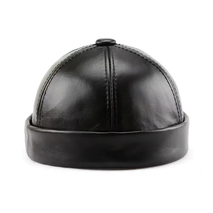 Offre spéciale hommes véritable cuir de vachette chapeau mode propriétaire