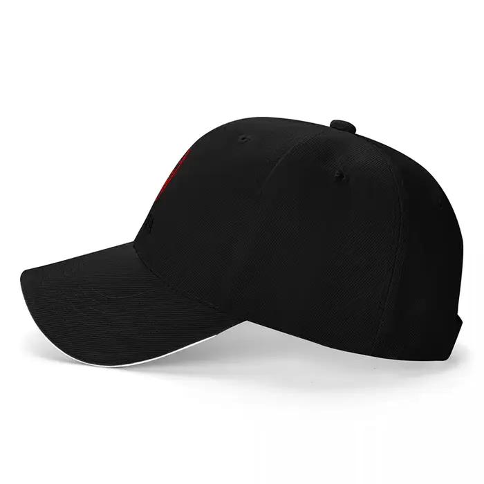 Casquette de baseball noire brodée avec logo Beretta