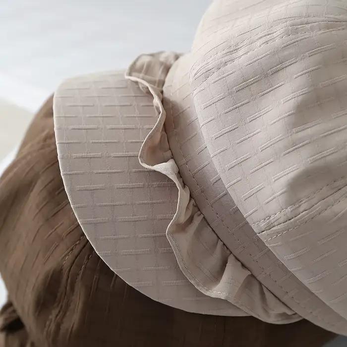 Béret Octogonal pour Femme en Lin Premium Respirant