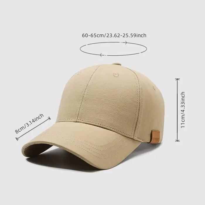 Casquette de soleil à séchage rapide pour femmes et hommes, chapeau sport décontracté, grande taille, casquette de baseball, protection solaire réglable de 60 à 65cm pour extérieur