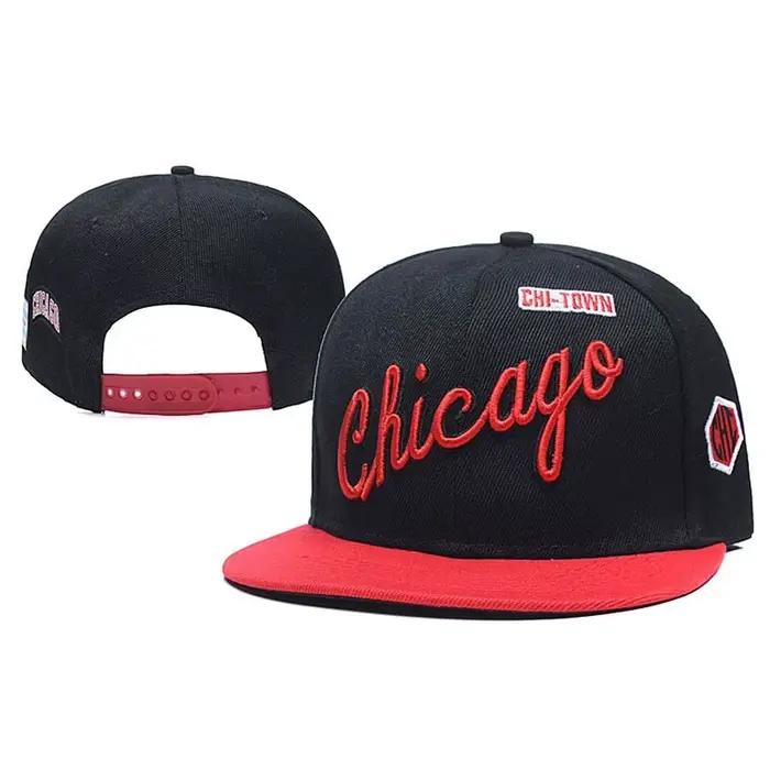 Casquette Hip-Hop bord plat réglable en coton polyester pour hommes occasionnels extérieurs et intemporel style sportif