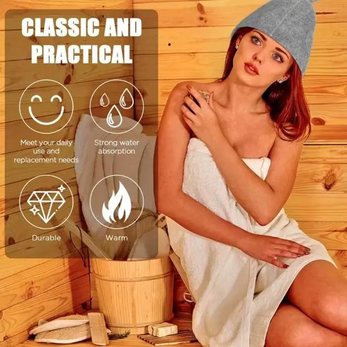 Lot de 1 à 6 chapeaux de sauna portables taille unique