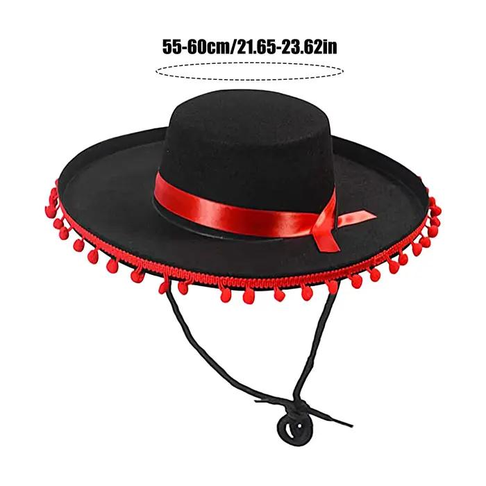 Sombrero mexicain en feutre pour adultes