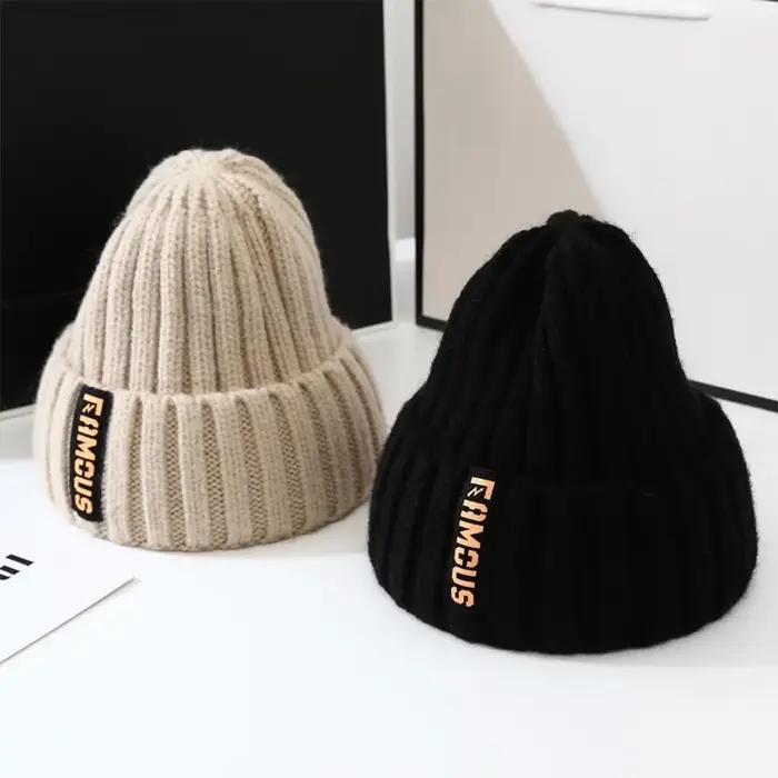 Bonnet chaud et doux au Crochet pour hommes et femmes