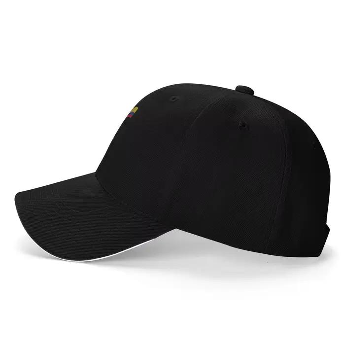 Casquette de baseball décontractée unisexe avec drapeau colombien