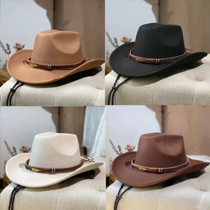 Chapeau de cow-boy occidental américain pour hommes