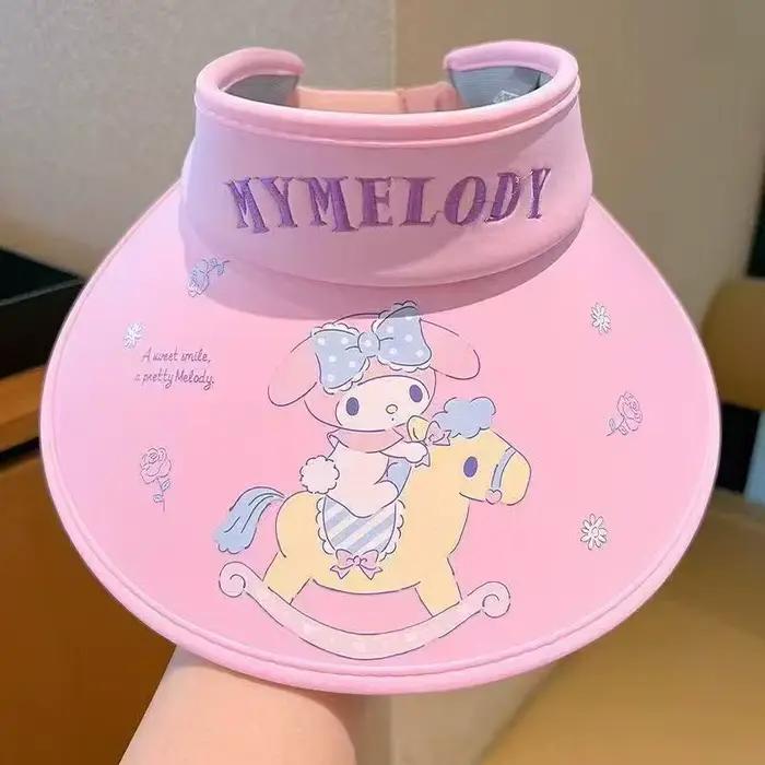 Chapeau de soleil Kawaii Hello Kitty My Melody Kuromi