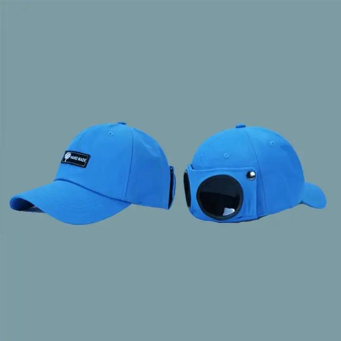 Nouvelle Casquette de Baseball Aviateur Tendance avec Lunettes Intégrées – Unisexe pour Homme et Femme