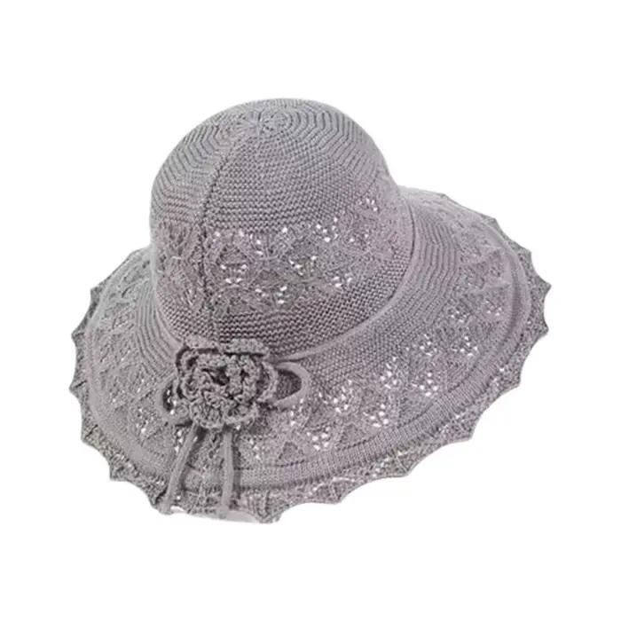 Chapeau de soleil pliable pour femme