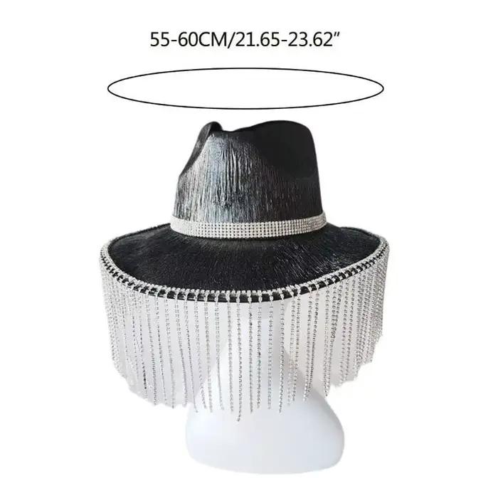 Chapeau Cowgirl en diamant 39BD