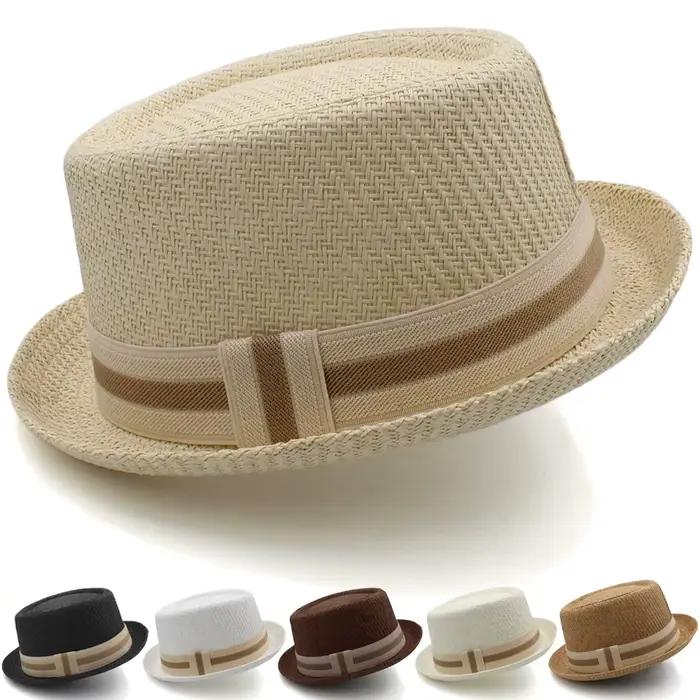 Chapeau de paille d'été pour homme style français