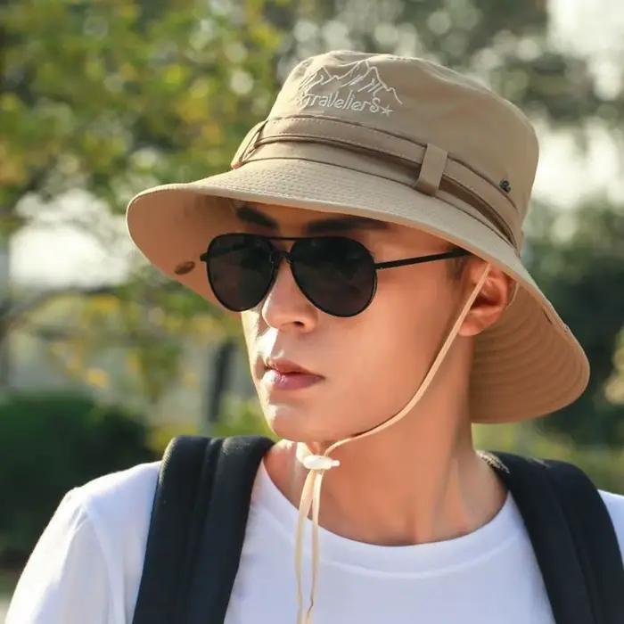 Chapeau de soleil en coton pour hommes