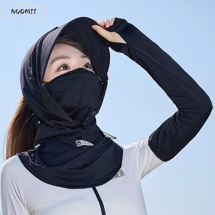 Casquette de protection solaire respirante intégrale avec large bord UPF 50+ et couvre-nuque long