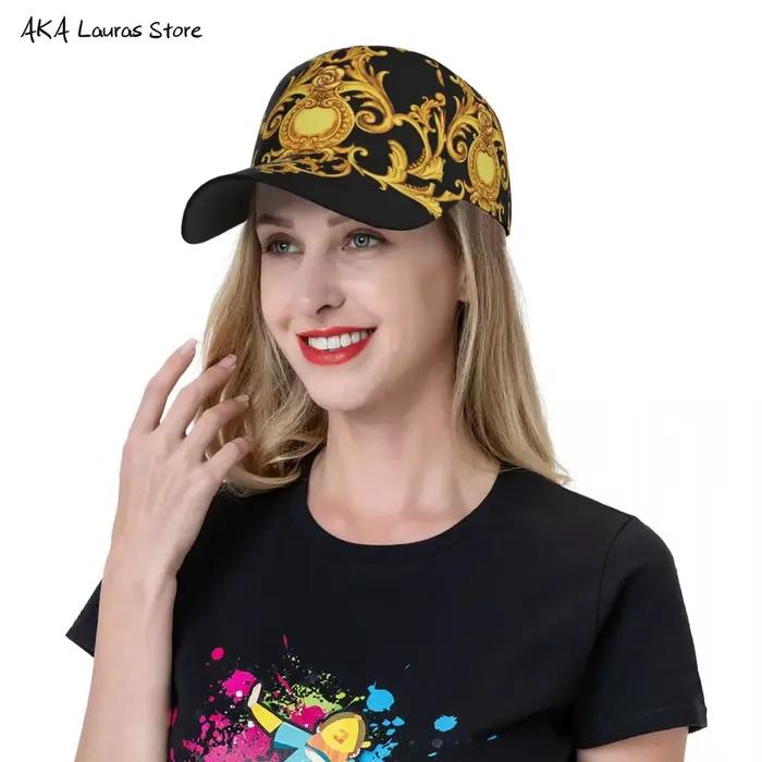 Casquette de Baseball de luxe baroque pour hommes et femmes, chapeaux Hip Hop