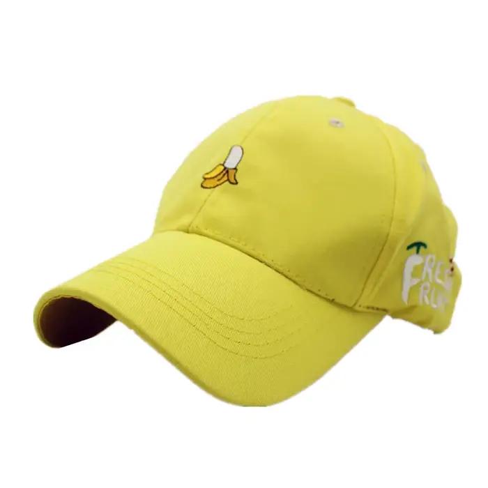 Casquettes de baseball brodées de fruits pour femmes