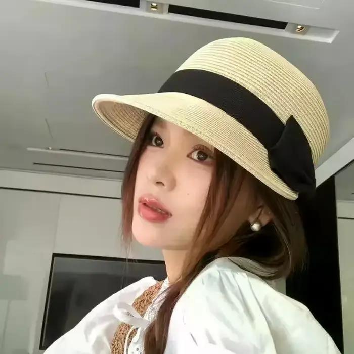 Chapeau de paille d'été pour femme