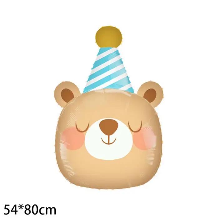 1 mignon chapeau d'anniversaire petit animal en forme de décoration de fête