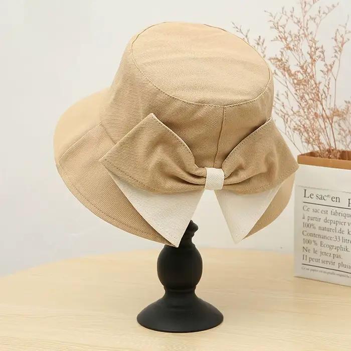 Chapeau de soleil unisexe en tissu de coton pour femmes