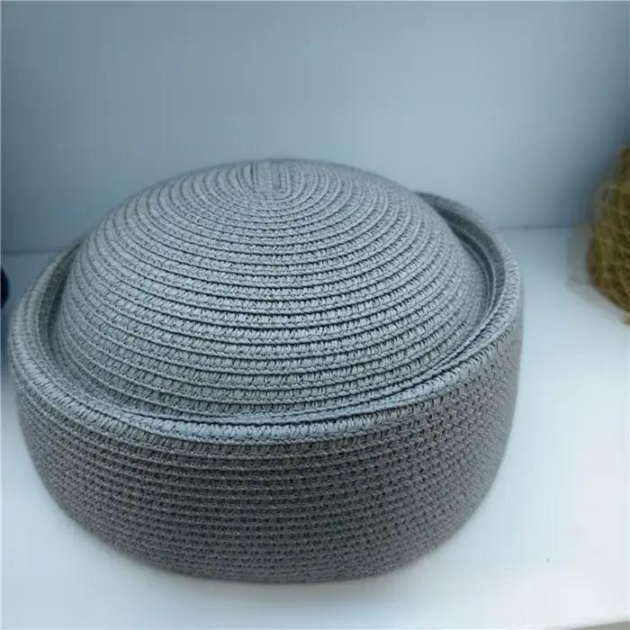 Nouveau Chapeau de Soleil en Paille Style Rétro