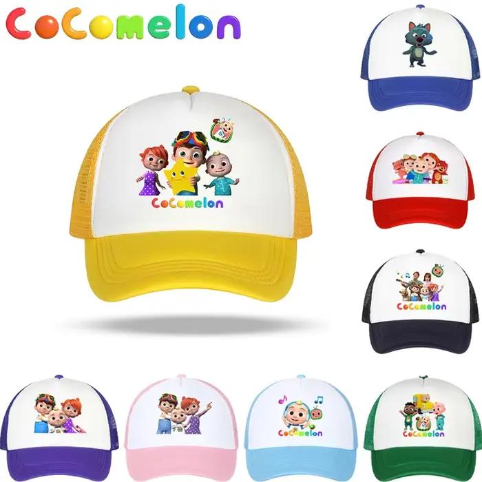 Cocomelons Boys Girls Cute Baseball Caps Unisex Sun Hats Adult Children Summer Fashion Hat Cartoon Anime Pattern Print Cap Gifts