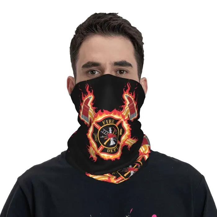 Cache-cou bandana croisé personnalisé pour pompiers