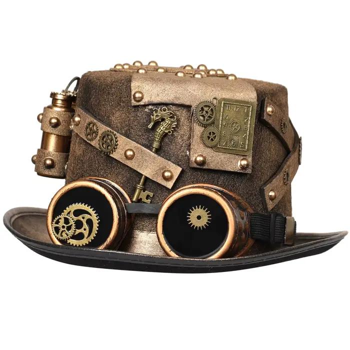 Couvre-chef gothique Steampunk chapeau victorien haut magique