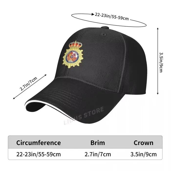 Cool Espagne Police Nationale Casquette de Baseball Décontracté Homme En Plein Air
