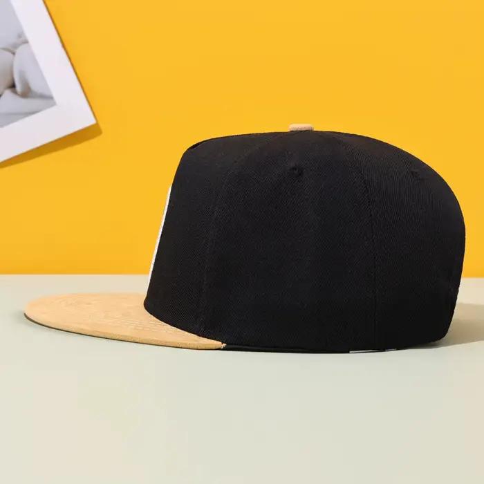 Chapeau hip-hop à bords plats en polyester protection solaire tendance urbaine décontractée pour hommes et femmes occasions spéciales concerts plein air