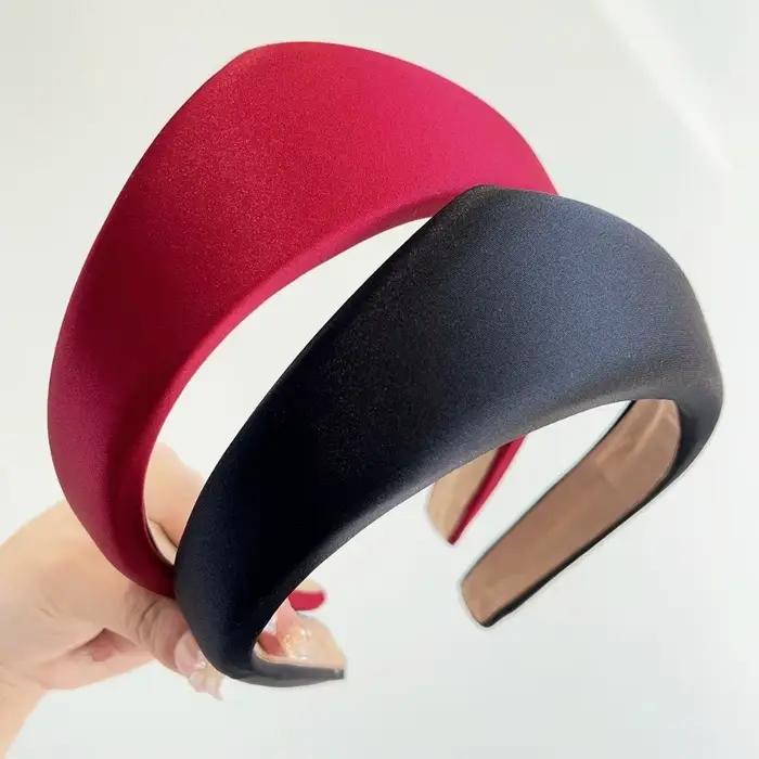 2025 velours femmes bandeau anti-dérapant large bord Triangle
