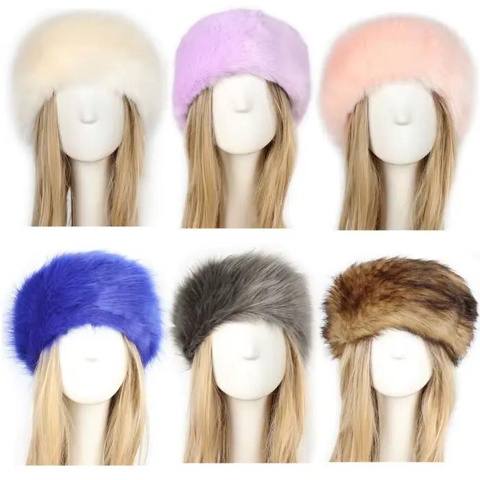 Cache-oreilles en fausse fourrure moelleuse pour femmes, chapeau d'hiver décontracté, accessoire de ski et randonnée en plein air, doux et élégant