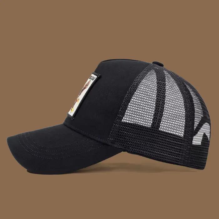 Casquette de camionneur unisexe avec broderie et appliques d'aigle – Convient pour un usage quotidien décontracté