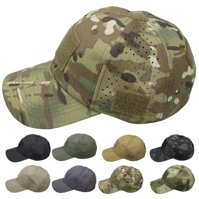 Casquettes de Sport Tactiques pour Adultes Style Décontracté Polyester et Coton Protection Solaire Durables Occasions Plein Air Chasse Randonnée