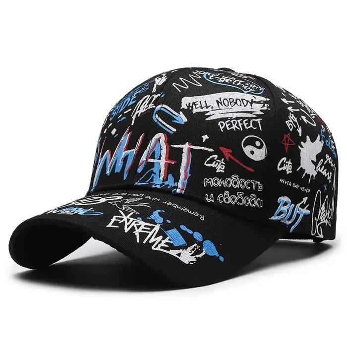 Nouvelle mode femmes hommes Graffiti coton casquette de Baseball unisexe imprimé Snapback chapeau Hip Hop