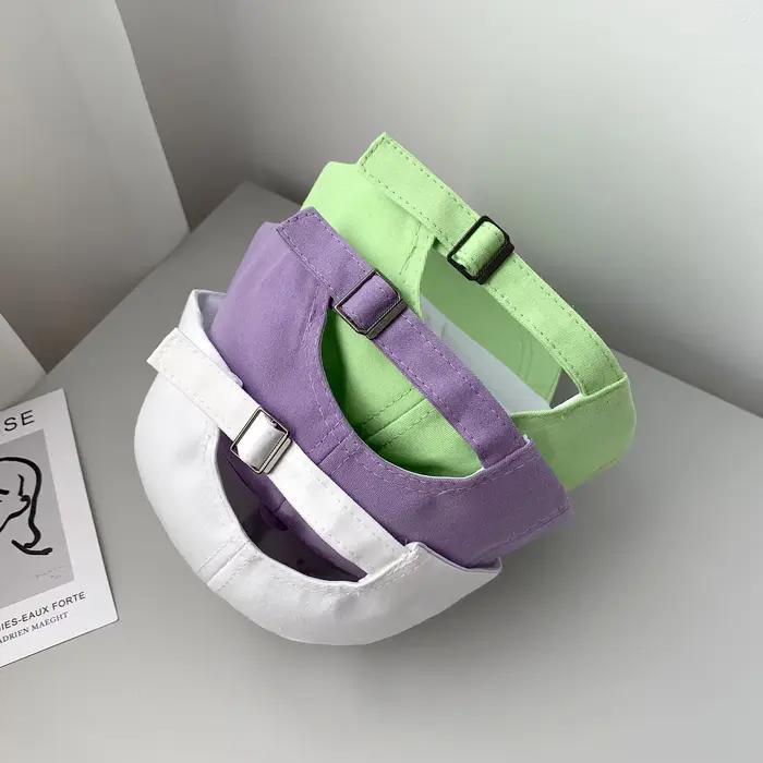 Casquette bébé garçon lettre brodée coton lavé été enfants casquettes de baseball