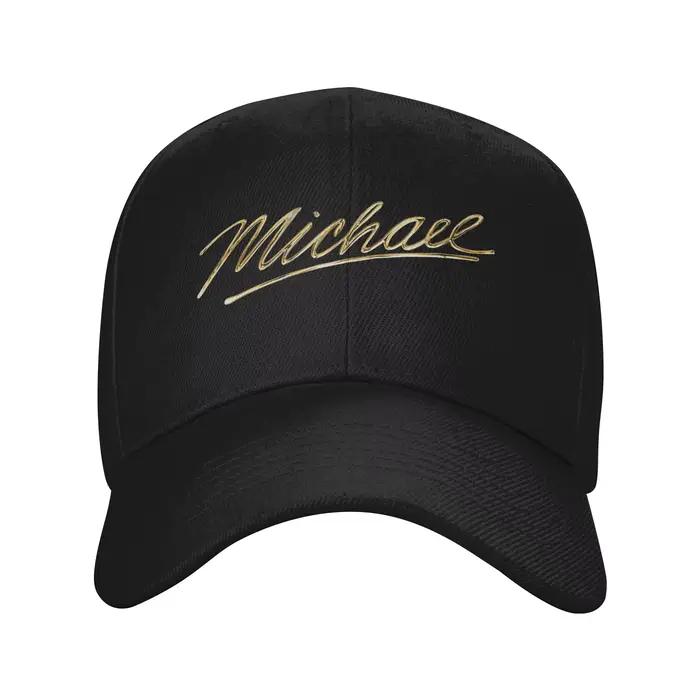 Casquette Michael Biopic Logo Sun Casquette de Baseball Style Sport Pour Hommes Adultes Couleurs Variées Protection Solaire Occasions Décontractées Camping Chasse