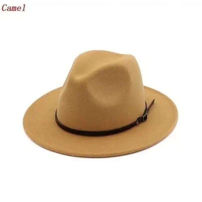 Chapeau Vintage à large bord pour hommes/femmes