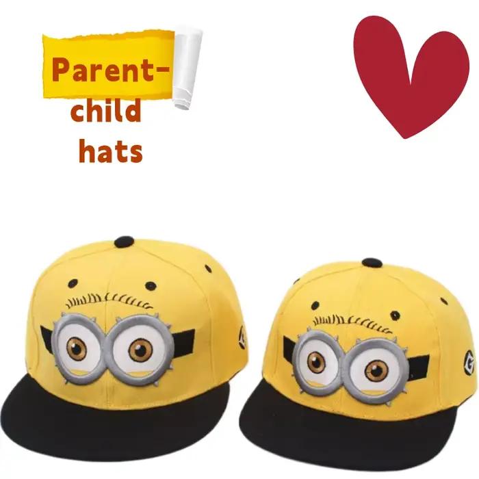 Casquette Hip-Hop à Visière Plate pour Parents et Enfants