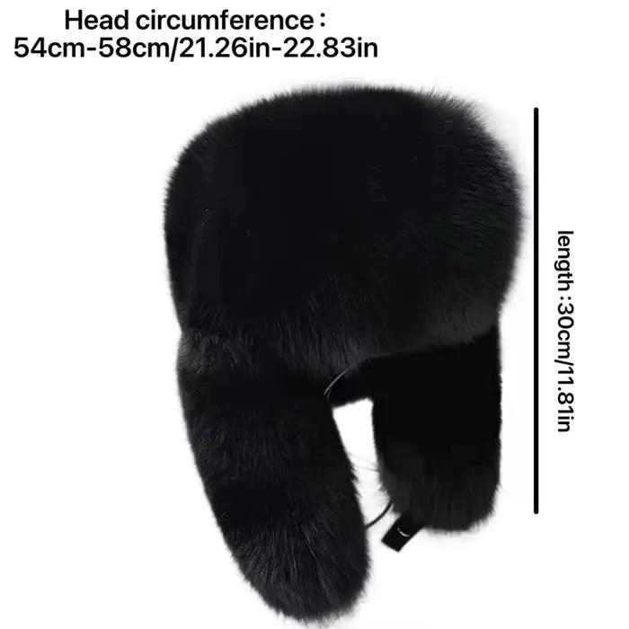 Chapeaux d'hiver en fausse fourrure unisexes doublés de polaire pour hommes et femmes, chapeaux de pilote Ushanka pour l'hiver, activités extérieures et événements festifs