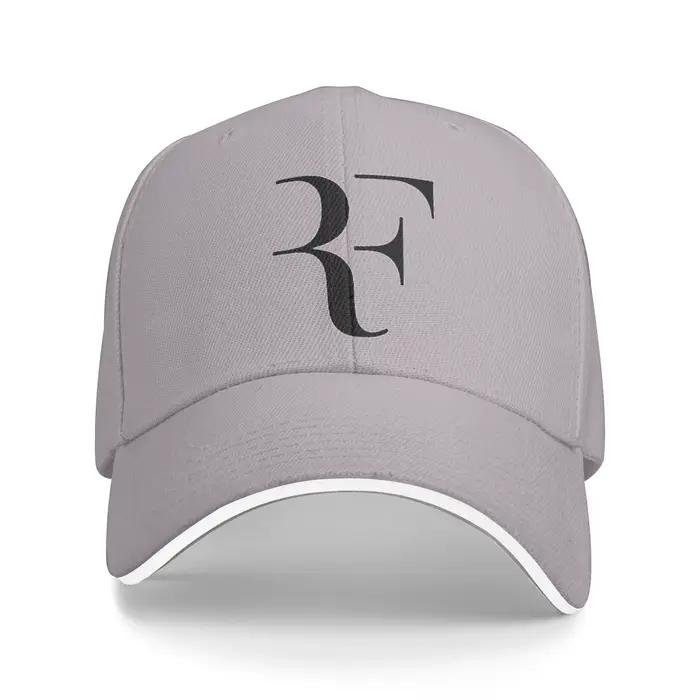 Casquette de baseball RF Roger Federer Patch Tennis pour femmes et hommes