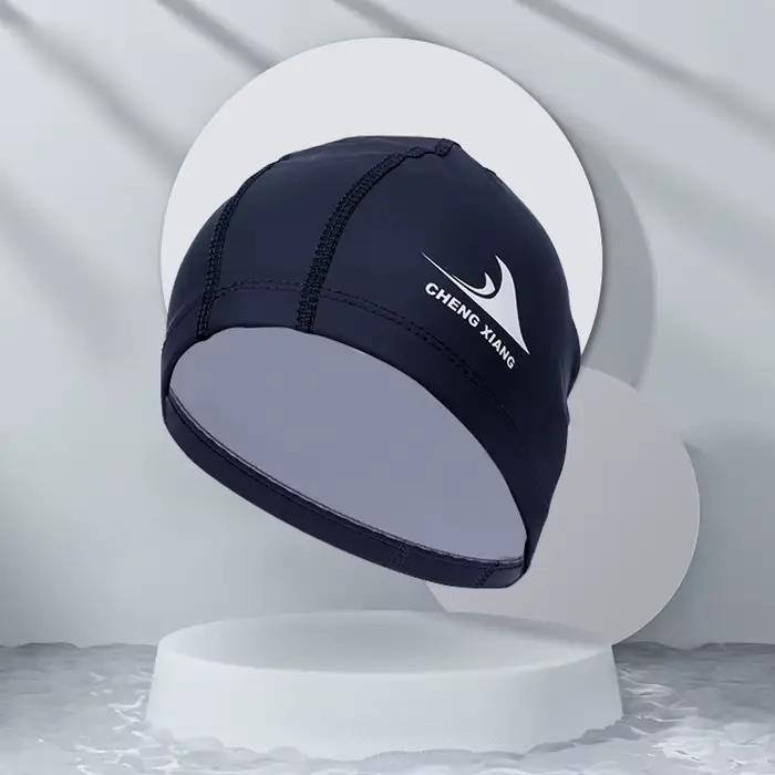 Bonnet de Bain Requin en Nylon Imperméable pour Hommes et Femmes, Protection Cheveux Longs, Accessoire de Nage Antidérapant Occasions Spéciales