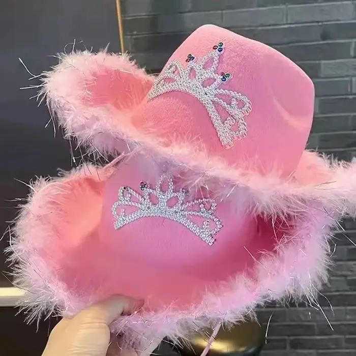 Chapeaux de cow-boy occidentaux à la mode pour femmes et filles