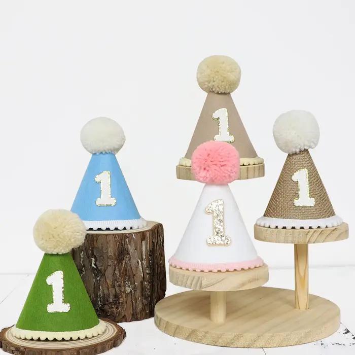Chapeau de premier anniversaire pour bébés garçons et filles