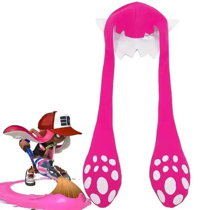 Cos Splatoon 3 calmar mignon chapeau perruque Cosplay accessoires